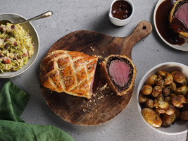 You added <b><u>At Home: Beef Wellington</u></b> to your cart.