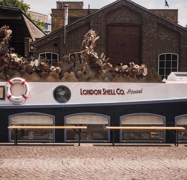 Fish, Chips and Sips on a Barge