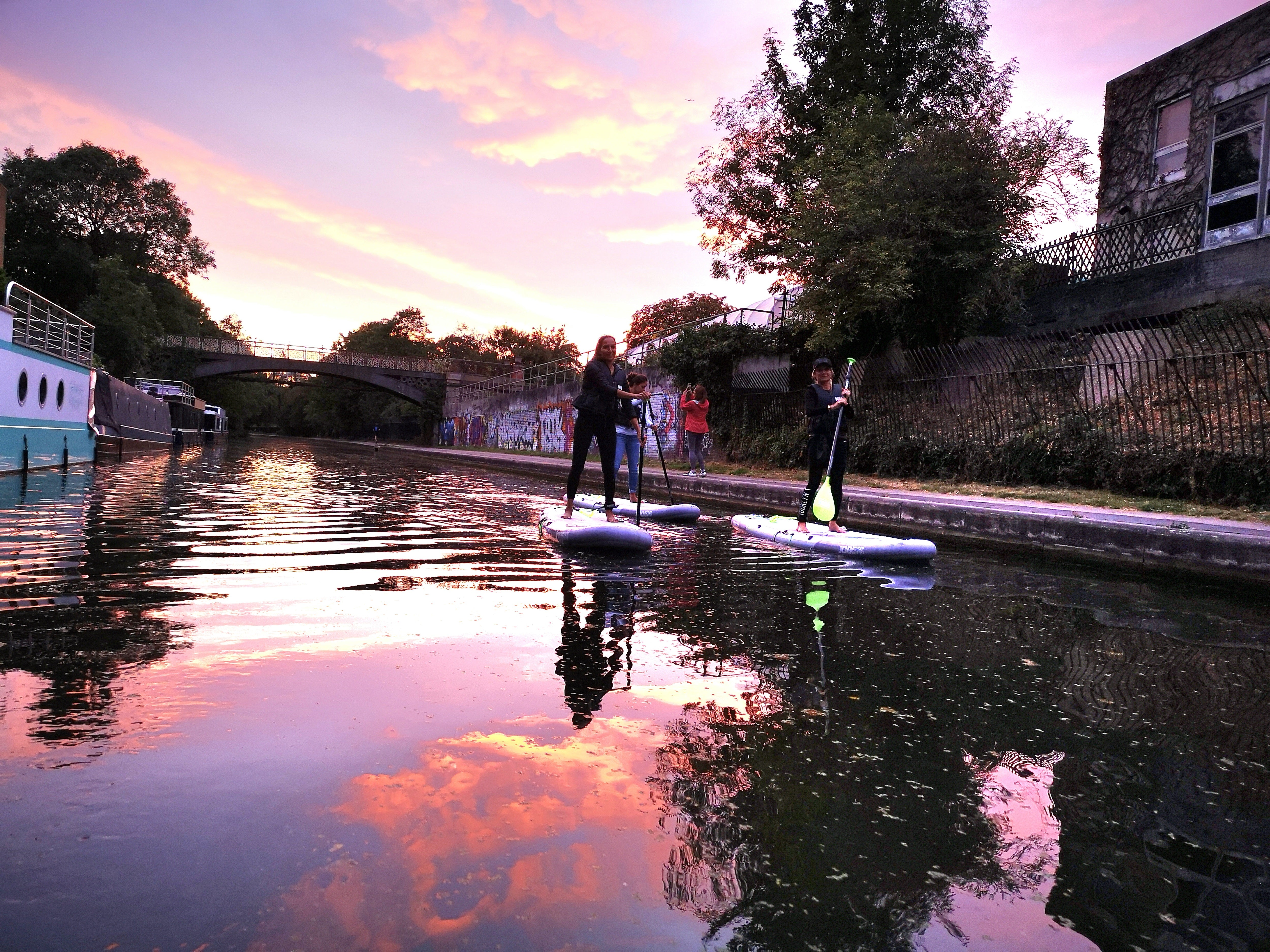 Sunset Paddleboard through London