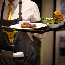 View from The Shard and Dining at Marco Pierre White London Steakhouse Co