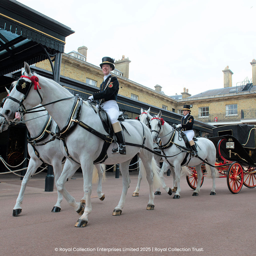 Entrance to The Royal Mews & Lunch at The Royal Horseguards Hotel for Two