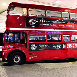 Red Bus Bistro Sparkling Afternoon Tea for Two Edinburgh / Glasgow