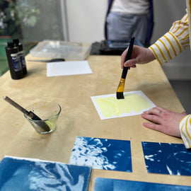 Cyanotype Print Making Workshop, Manchester