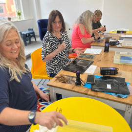 Cyanotype Print Making Workshop, Manchester