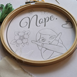 A Stitch in Time Embroidery