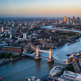 A Romantic Escape for Two & View from the Shard with Champagne