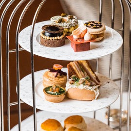 Champagne Afternoon Tea for Two at Sheraton Grand London Park Lane Hotel