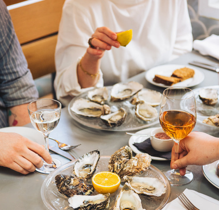 Paired Oysters Aboard the Grand Duchess