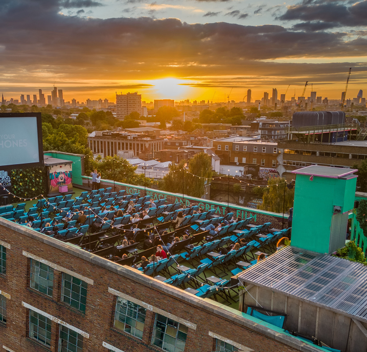Starry Night Cinema: Rooftop Film for Two with Prosecco