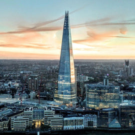View from The Shard and Dining at Marco Pierre White London Steakhouse Co