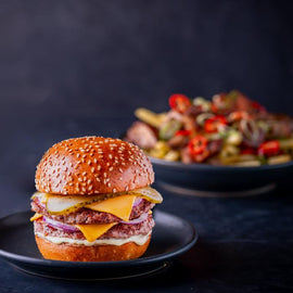 At Home: Classic Cheeseburger Kit (for 2) - out of stock