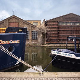 Seafood aboard a Barge for Two