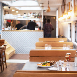 Seafood aboard a Barge for Two