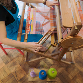 Floor Loom Weaving